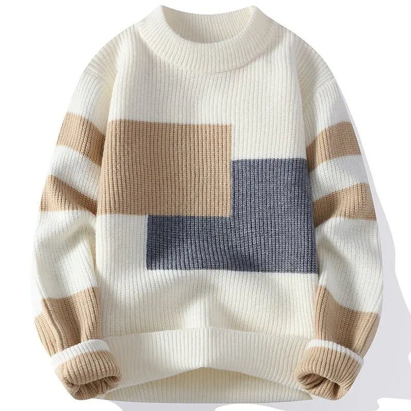 Sweater, Outdoor, Fishing, Fashionable, for Men, Trendy, Cycling, Versatile, for Sport, for Travel, for Leisure, Knitted Sweater