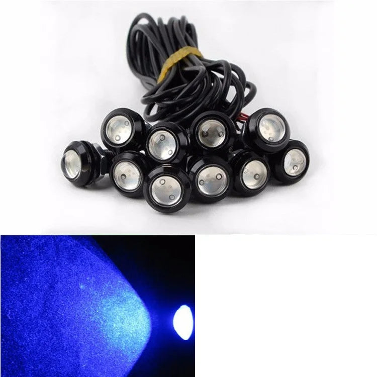 10pcs 12V LED Eagle Eye DRL 18mm High Power SMD Daytime Running Light Car Fog Bulb Reverse Backup Parking Turn Signal Lamp Hot