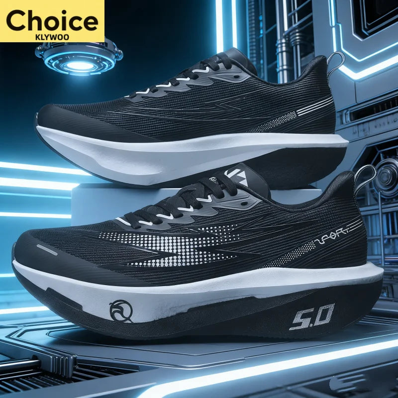 NEW Running Shoes Carbon Board Speciality Marathon Men Sports Breathable Lightweight Women's Comfortable Athletic Brand Sneakers - Beauty