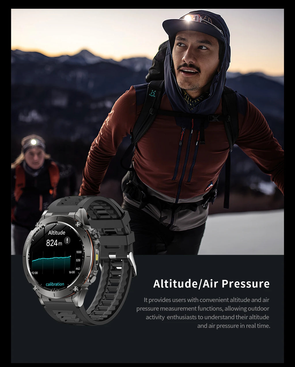 2026 New GPS Smart Watches 10 ATM Waterproof Built-in Dual-band GNSS Compass Military Sport Men SWIM Smartwatch For Android IOS