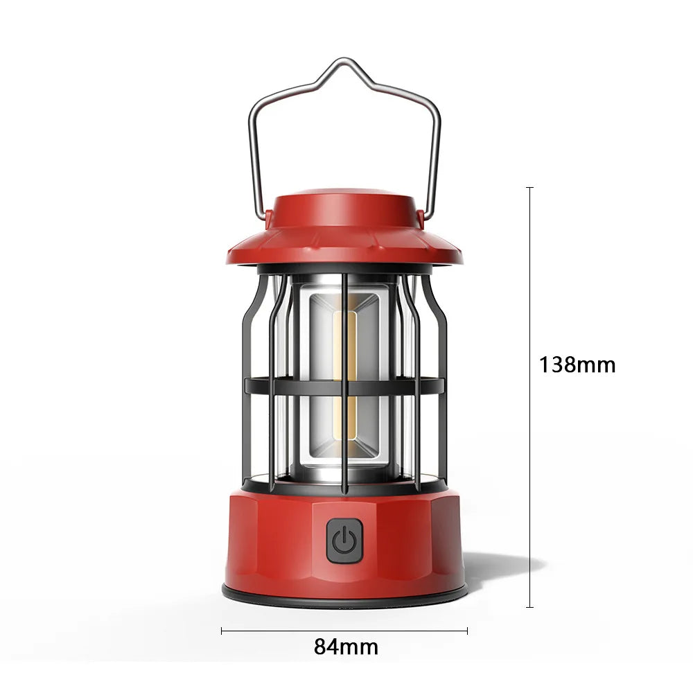 Outdoor Camping Lights Tent Portable Horse Lights Gifts Ningbo Retro Charging Camp Lights