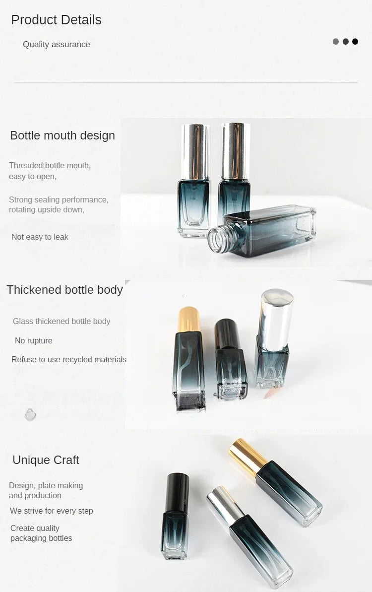 3ml 10ml High Quality Perfume Spray Bottle Empty Glass Parfum Atomizer Travel Cosmetic Bottle Sample Vials Refillable Mini