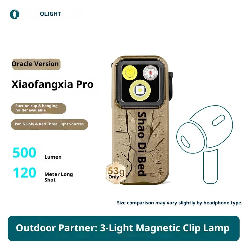 Olight Oclip Pro Outdoor Flashlight Portable Strong Light Camping Torch Long Range Rechargeable 500LM Aluminum Alloy Flashlight