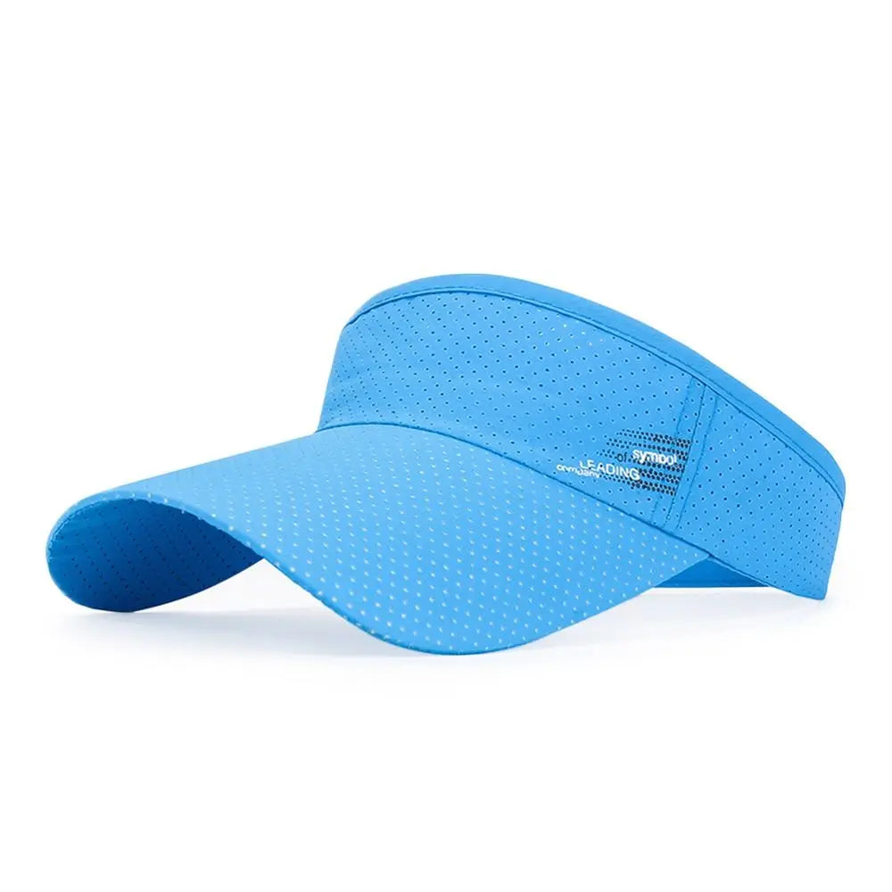 Summer Breathable Sun Hat Adjustable Quick-drying Sports Visor Casual Top Empty Beach Hat Running