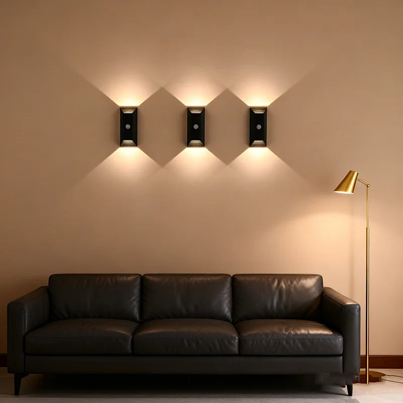 Led Night Light Sunset Lamp Wireless Wall Lamp with Motion Sensor Magnetic Rechargeable for Stair Cabinet Hallway Room Decor