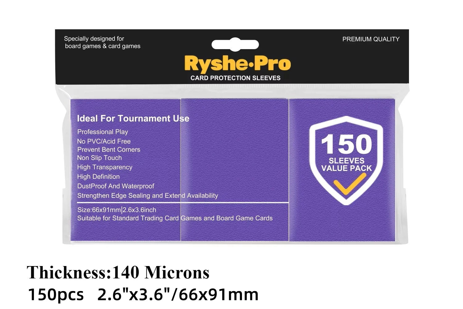 100pcs Trading Card Sleeves Soft Clear Perfect for Double-sleeving and Compatible with Pokemon Mtg Cards Sport Cards