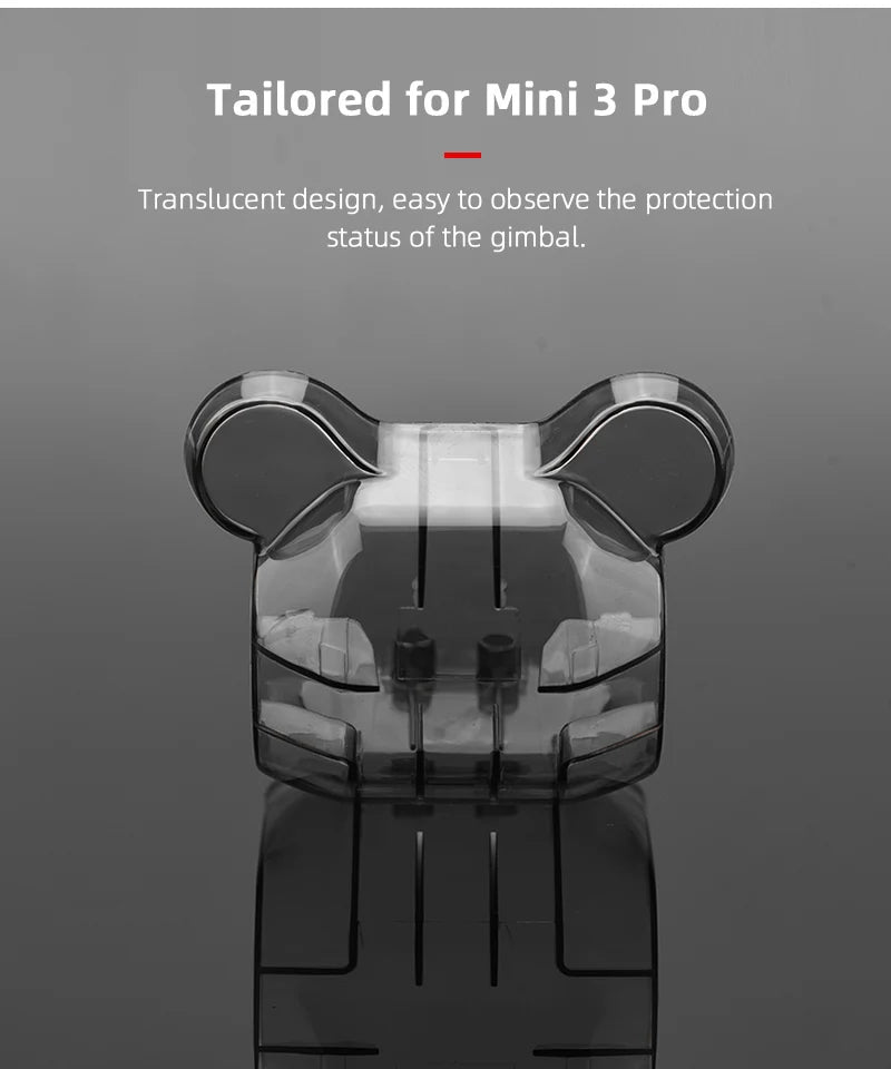 BRDRC Lens Cap for DJI Mini 3 Pro Drone Protective Gimbal Lock Cover Camera Guard Anti-Scratch Protector Props fixer Accessory