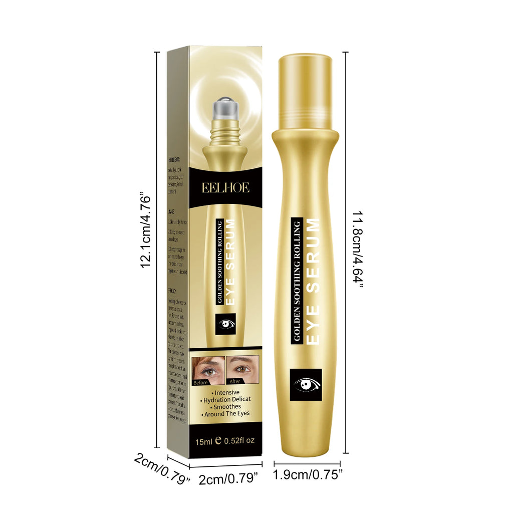 Firming Hydrating Eye Roller Serum - Targets Dark Circles, Diminishes Fine Lines, Gentle Nourishing Eye Care