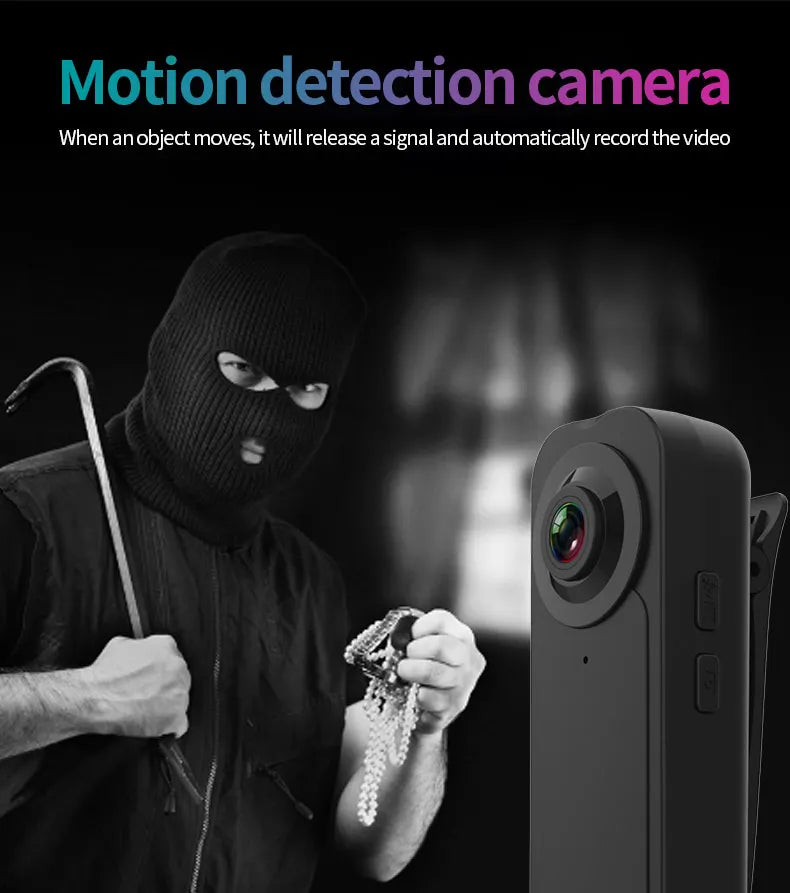 1080P Sport Hiking Mini Camera HD 1080P Pen Cam Night Vision Micro Camcorder Bodycam DV Video Recorder Home Office Security