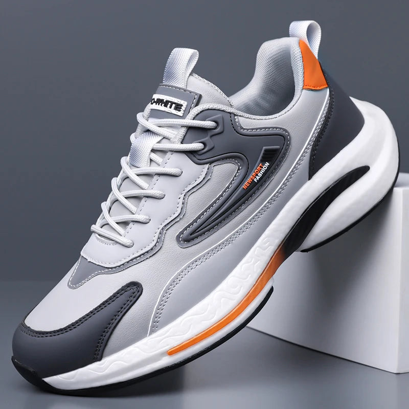 Men's Sports Shoes, Men's 2026 New Spring Casual Breathable Running Shoes, Men's Thick-Soled Dad Shoes