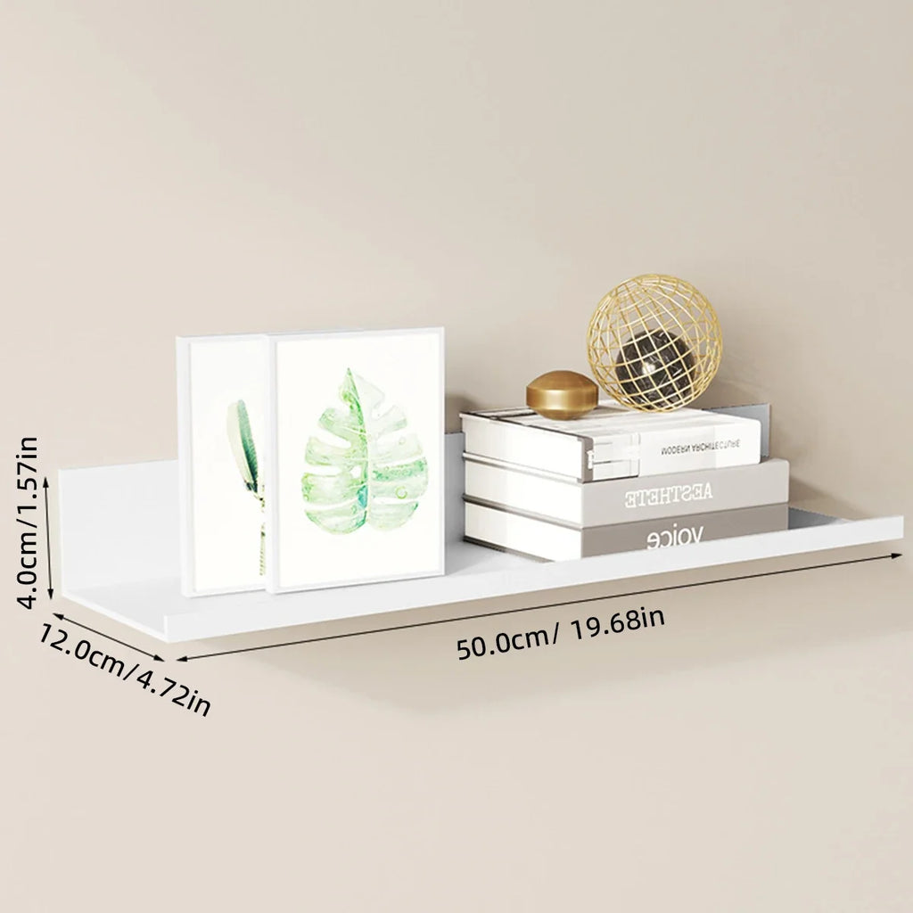 Floating Bathroom Shelves Without Drilling Storage Wall Rack Home Organizer Ledge Hardwares Cabinet Kitchen Toilet Accessories