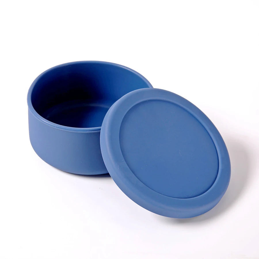 Food-Grade Silicone Lunch Box Microwave Heating Preservation Box Storage Box Sealed Lunch Box Food Preservation Box