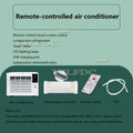 Car 110-220V Portable Air Conditioner Energy Saving 280W Mini Mobile AC with Remote Control for Home Dorm Office Camping Caravan