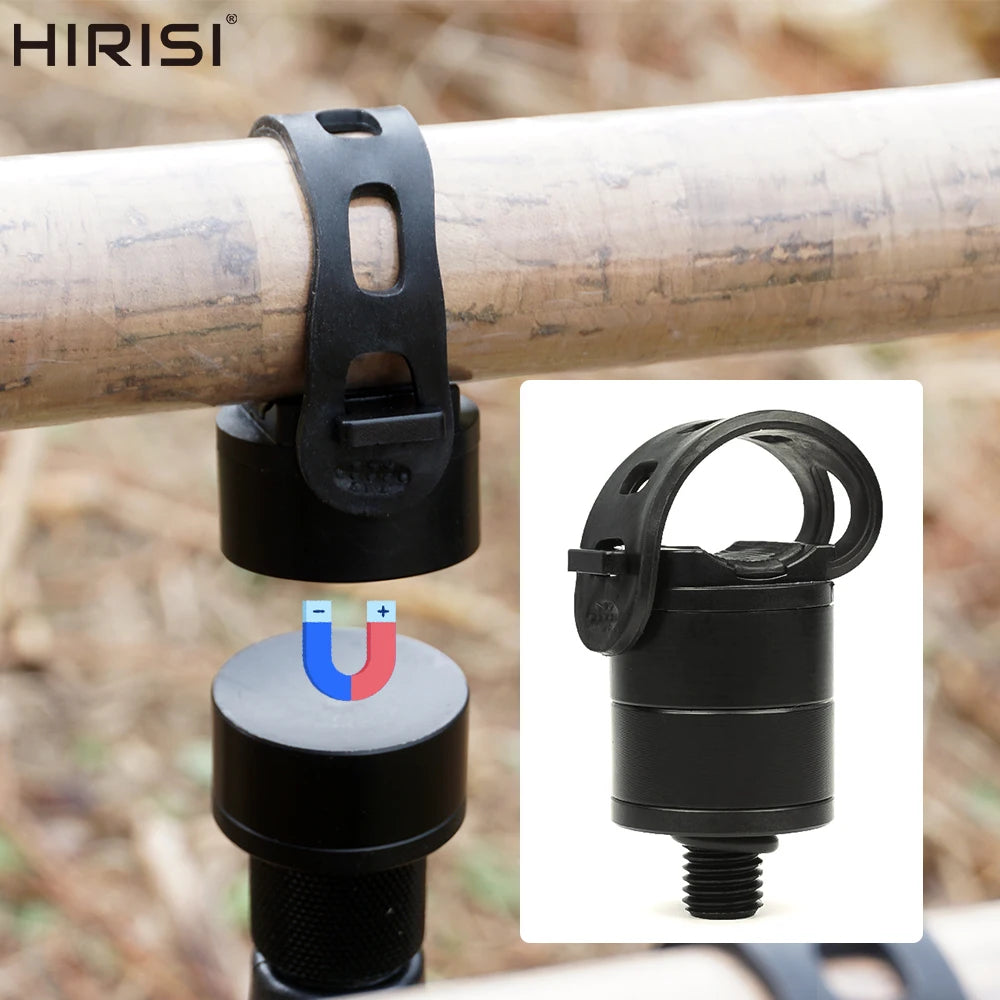 Hirisi Quick-Release Magnetic Carp Rod Holder Rest with Secure Pod – Strap-On Rod Mount, Durable Fishing Tools Accessories AC600