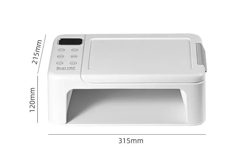 UV LED Lamp for Press On Quick-drying Nail Dryer With Hand Pillow Wear Nail Drying Lamp Foldable for Curing All Gel Nail Polish