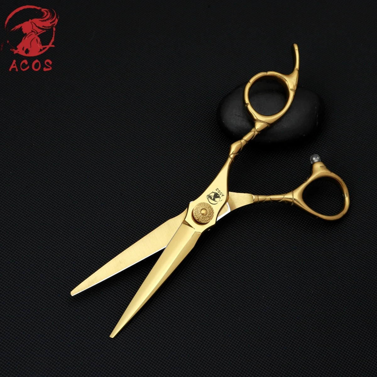 ACOS Professional Barbershop Scissors Set 440C Steel 6-inch Hair Thinning Clippers for Household Barber Tools