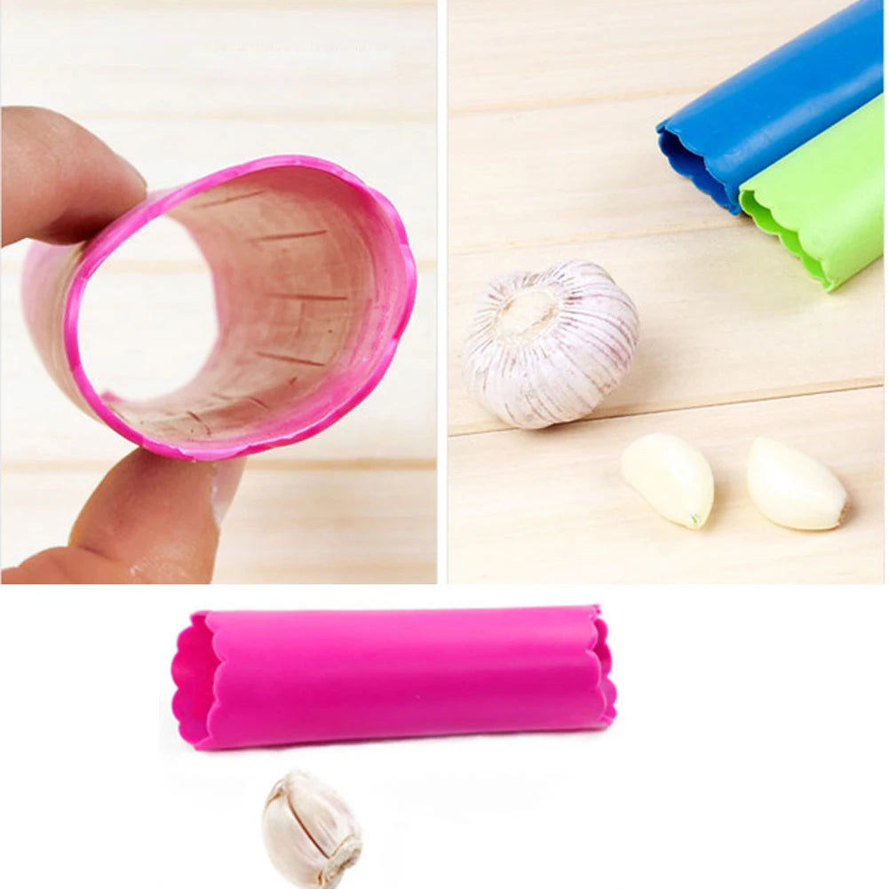 Silicone Garlic Peeler Skin Remover Roller Keeper Garlic Stripper Garlic Roller Peeling Tube Tool Kitchen Gadgets