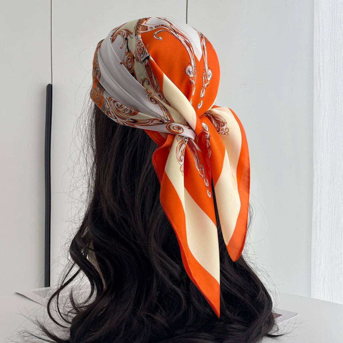 Satin-Like Head Scarf – Hair Wrap