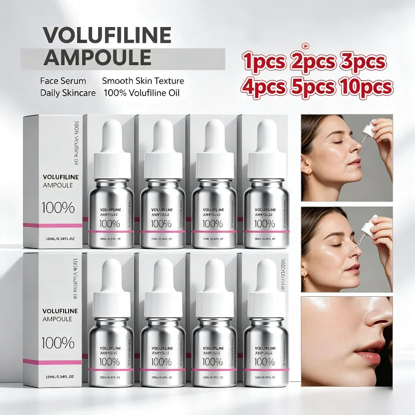 10ml 100% Volufiline Ampoule Serum Plumping Firming Moisturizing Serum Deeply Hydrates Improves Fine Lines Refreshes Non-sticky