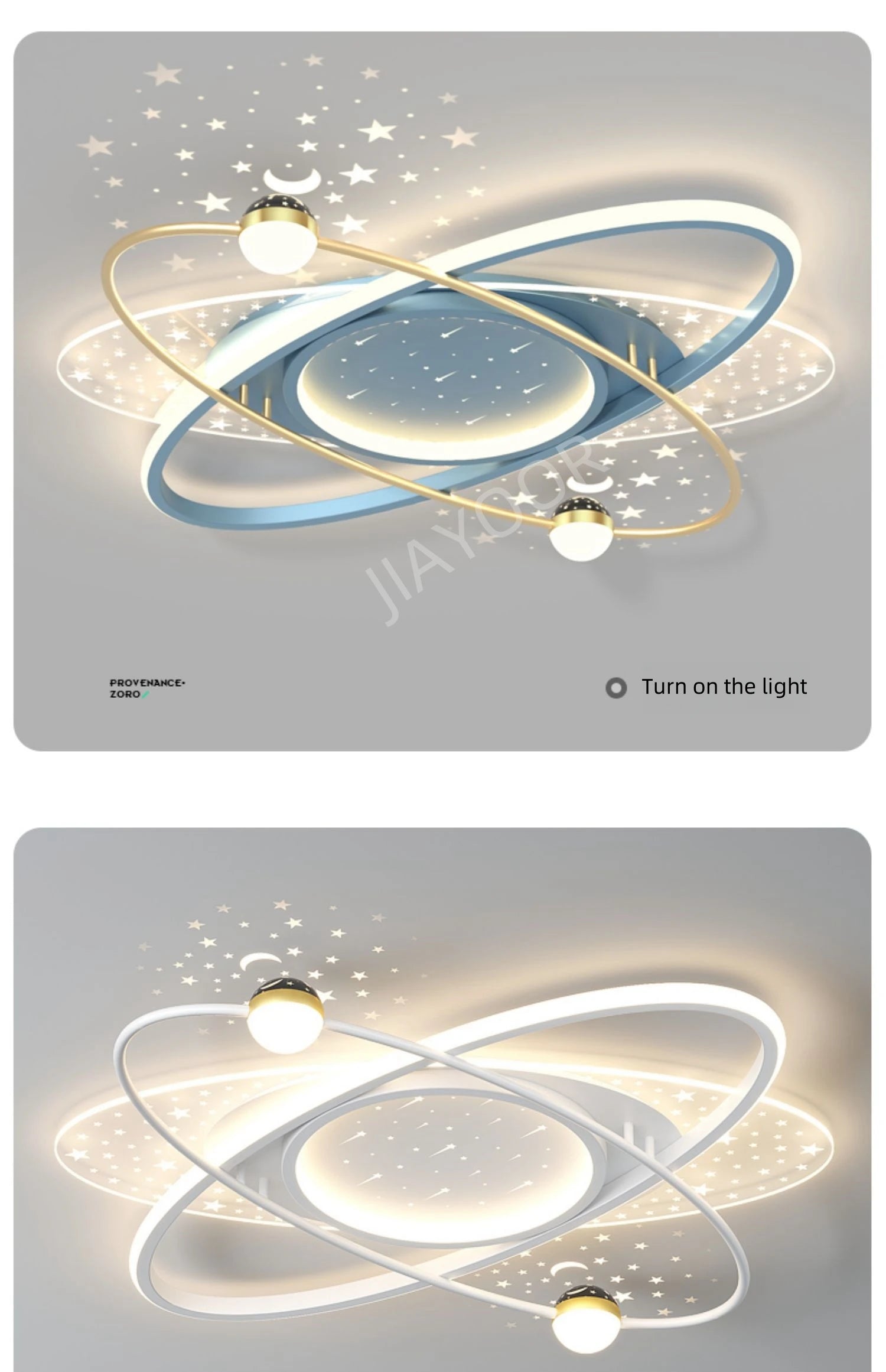 Modern LED Chandelier Light Luxury Starry Sky Home Decor Living Children's Room Bedroom Lamp Indoor Lighting Kids’ Pendant Light