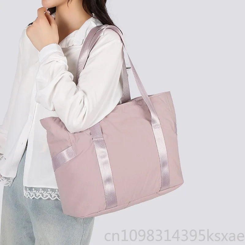 Women's Large Tote Bag with Padded Laptop Compartment, Yoga Mat Travel Work Daily Handbag Shoulder Bag