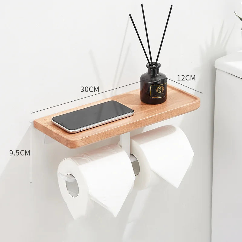 Toilet Tissue Roll Holders Wall Mount with Self  Screw for Small Items,Tissue Holder for Bathroom Kitchen Bedroom