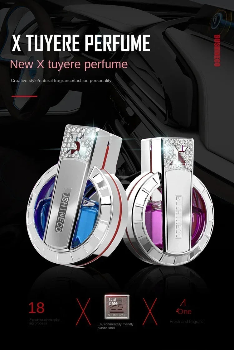Car Perfume Air Freshener Auto Vent Aromatherapy High-End and Elegant Car Perfume Good Gifts for Women Long Lasting Perfume