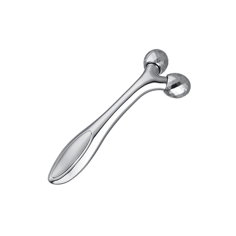 Facial Roller Massager, Mini Portable Y-shaped Ball Massager, Manual 3D Beauty Stick