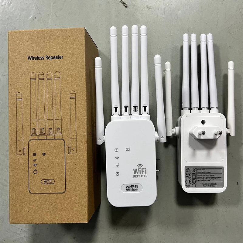 KATORD 1200Mbps Wireless WiFi Repeater 2.4G&5G Signal Router 802.11N Long Range Wireless WiFi Extender Amplifier WIFI Booster
