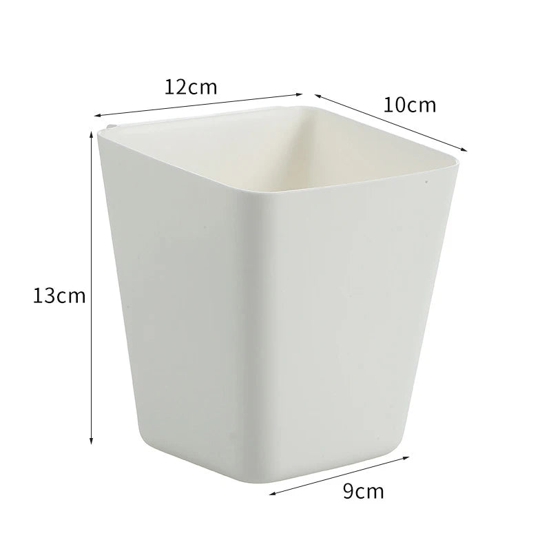 2Pcs Hanging Bucket Wall Organizers Rolling Cart Accessories Hanging Pen Holders Storage Containers Hanging Buckets For Office