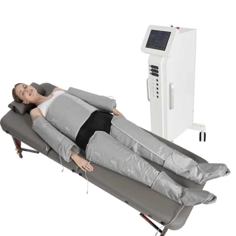 Professional 3 in 1 Ems Muscle Stimulator Pressotherapy Lymphatic Drainage Machine