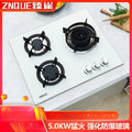 3-Burner Stainless Steel Gas Hob European Style Built-in Natural Gas Kitchen Stove