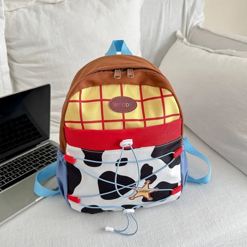 Cartoon Fashionable and Casual Women's Backpack Cute Cow Print Backpack Soft and Durable Fabric Backpack Suitable for Daily Use
