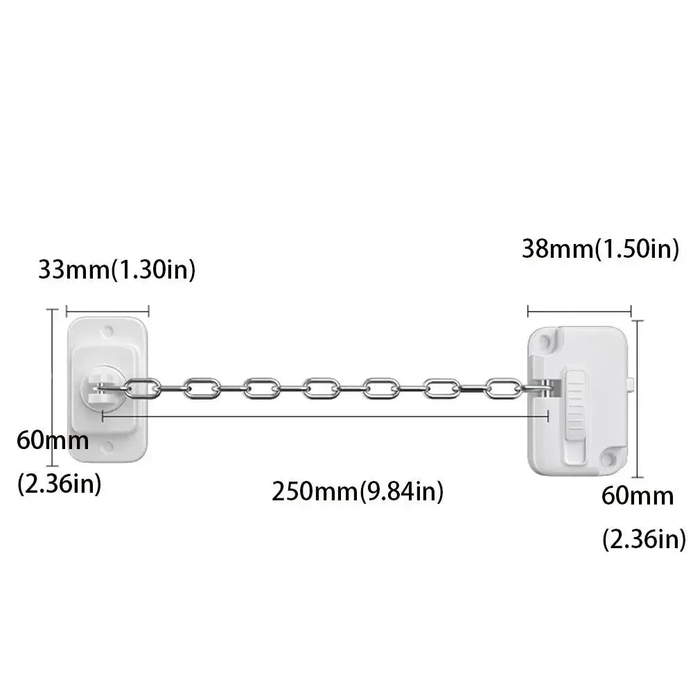 Safety Locks 1//2/3Pcs for Fridge Door Adjustable Refrigerator Lock with Keys Drawers Toilet and baby Safety Cabinet Lock C221