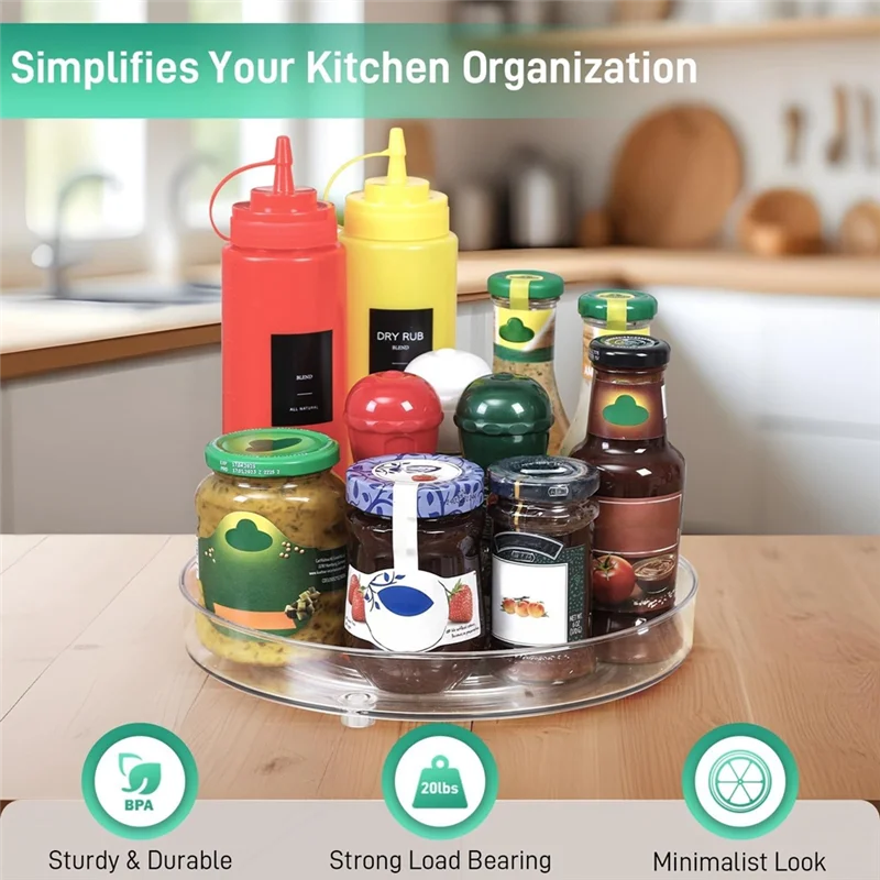 ABKJ-Non-Skid Fridge Organizer Organizer For Pantry Organizers And Storage Refrigerator