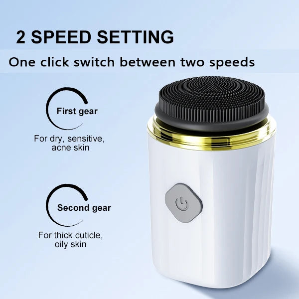 Electric Facial Cleansing Device Home Electric Deep Clean Beauty Tool 360 Rotation Portable Beauty Skin Care Pore Cleaning