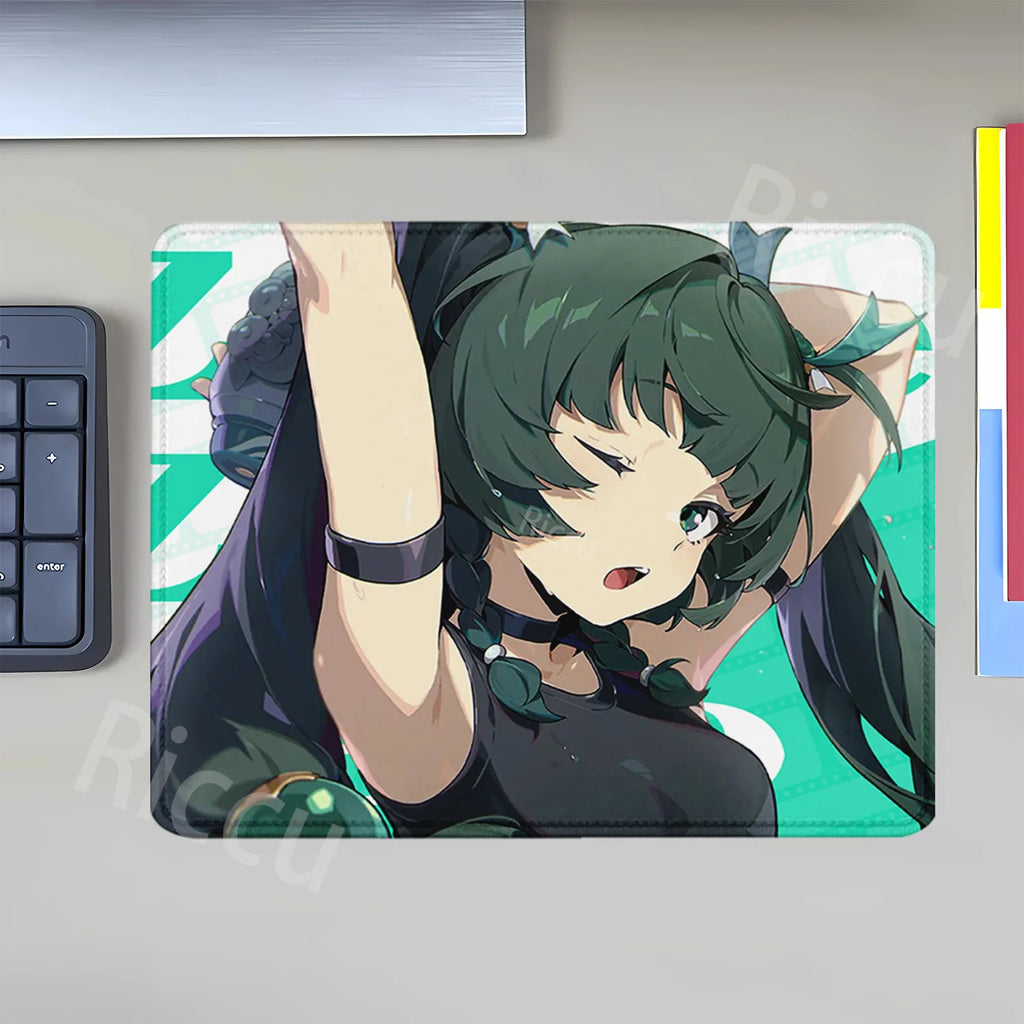 Mouse Pad Zenless Zone Zero Vivian Hoshimi Miyabi Ellen Joe Small Size Mousepad ZZZ Office accessories overlock teclado Desk Mat