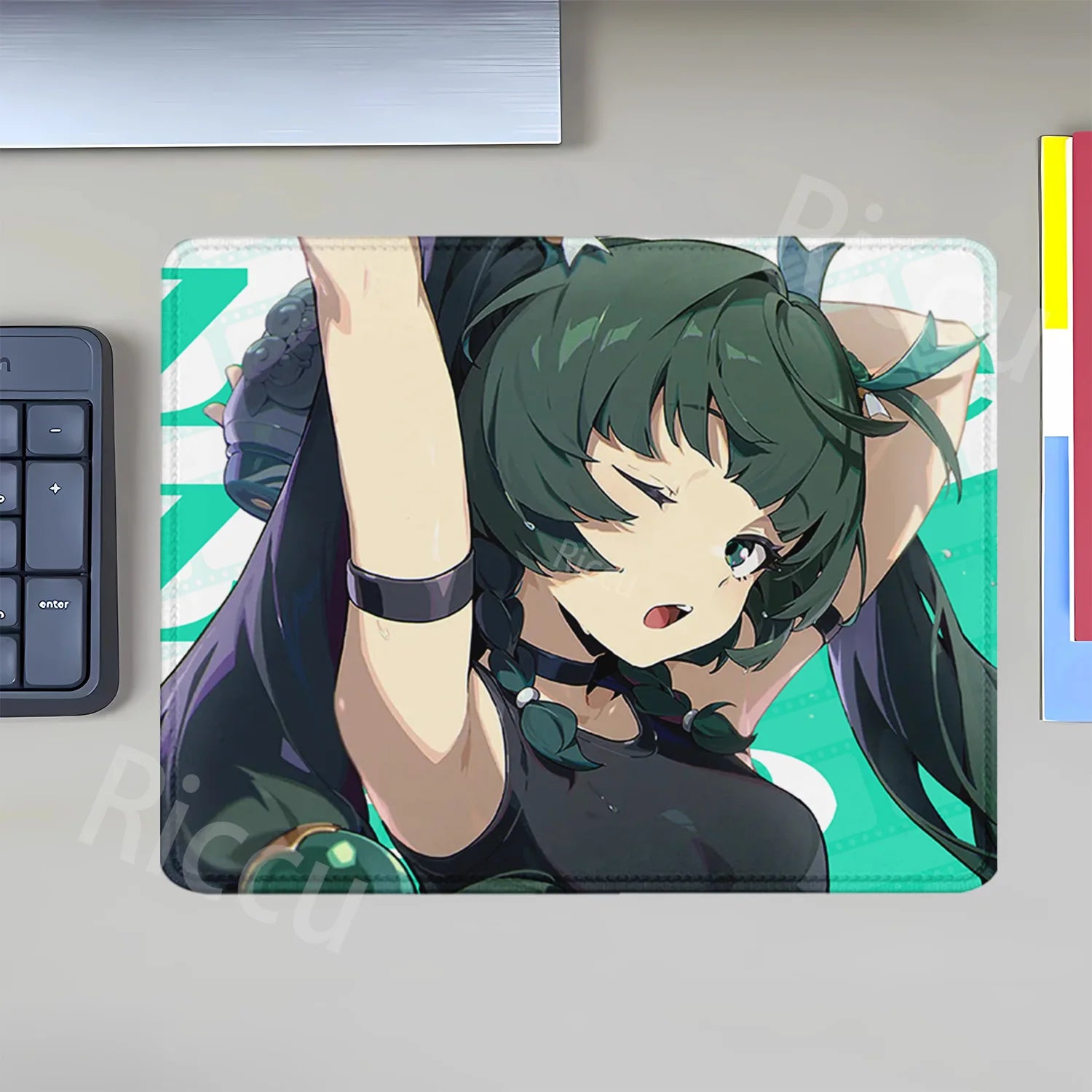Mouse Pad Zenless Zone Zero Vivian Hoshimi Miyabi Ellen Joe Small Size Mousepad ZZZ Office accessories overlock teclado Desk Mat