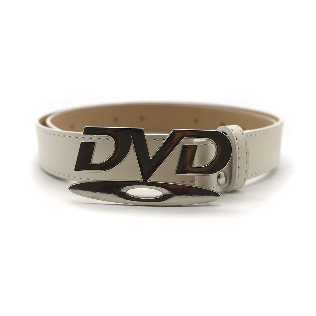 Fashion Design Nostalgic Design DVD New English Buckle Belt Women's Decoration Paired with Jeans Belt Versatile Sense Niche Belt
