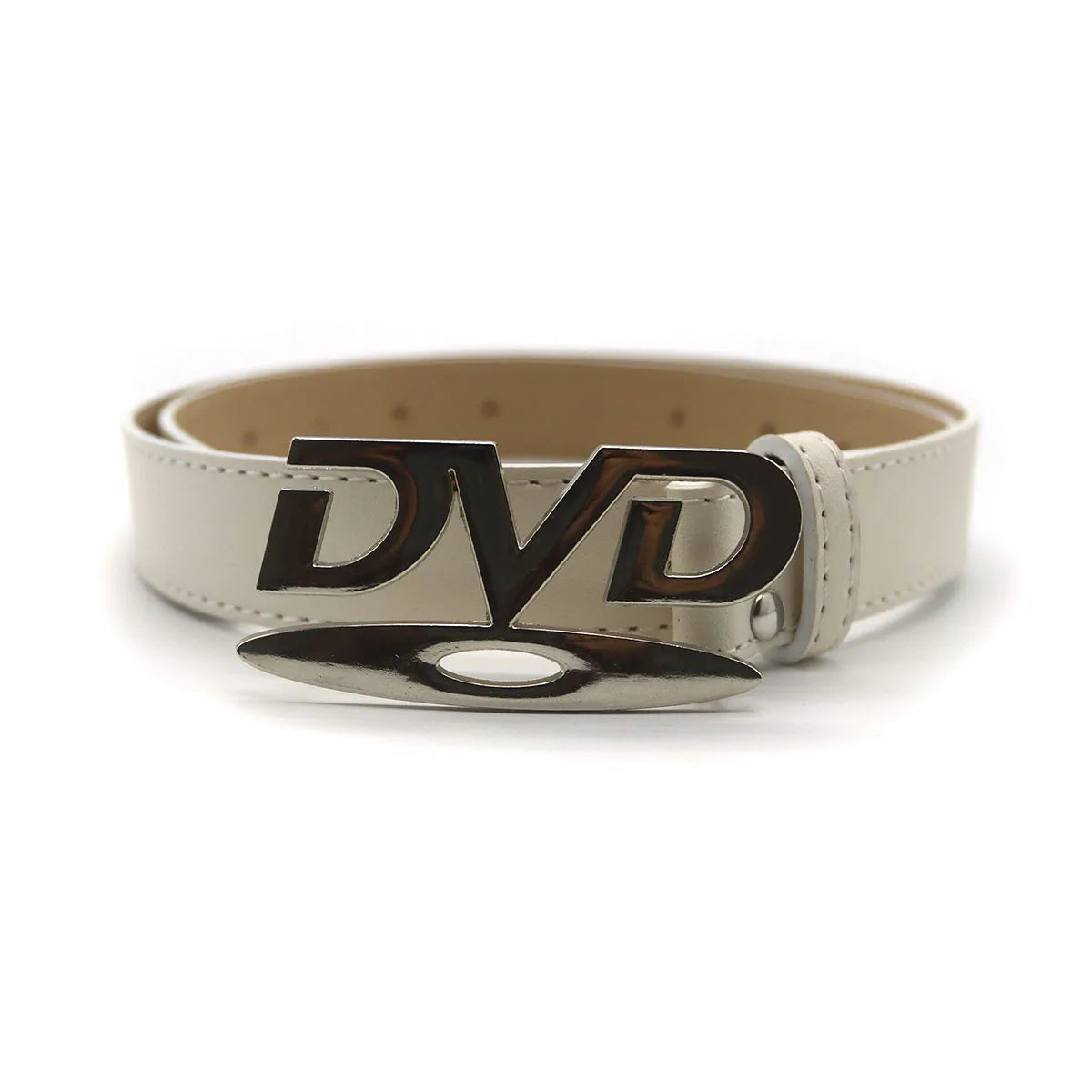 Fashion Design Nostalgic Design DVD New English Buckle Belt Women's Decoration Paired with Jeans Belt Versatile Sense Niche Belt