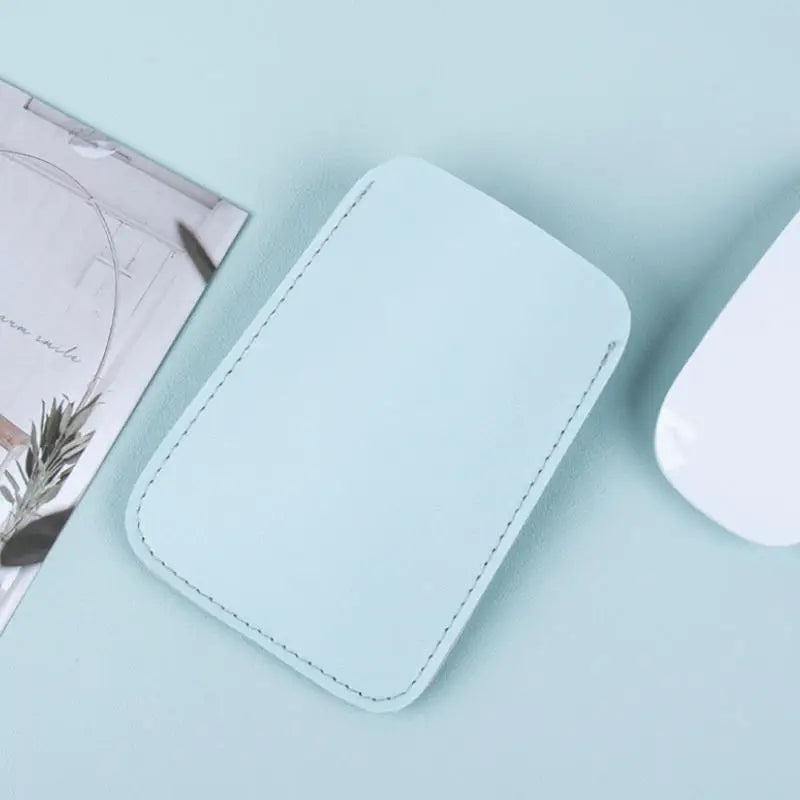 1PC Wireless Mouse Storage Bag Suitable Mouse Protective Leather Sleeve Bag Anti-scratch Case Portable Simple Mouse Storage Bag