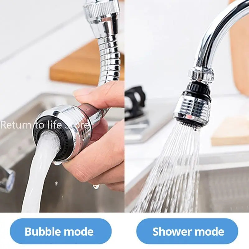 5pcs Kitchen Faucet Water Stainless Steel Shower Saving High Pressure Nozzle Tap Adapter Bathroom Sink Spray Bathroom Shower