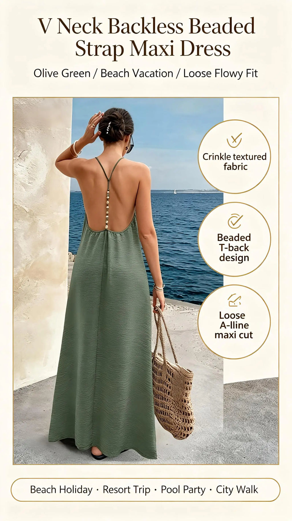 Fashionable Sexy Spicy Solid Color Strapless Backless Long Elegant Dress for Women