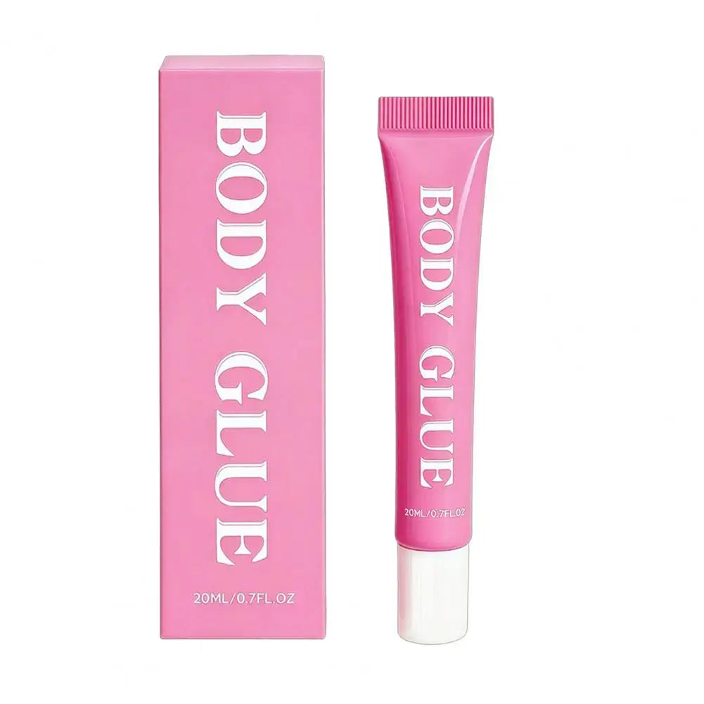20ML Body Adhesive GlueSweat Proof Water Wash Skin Adhesive Tape Alternative Fabric Safe Liquid Glue for Strapless Dress Bras