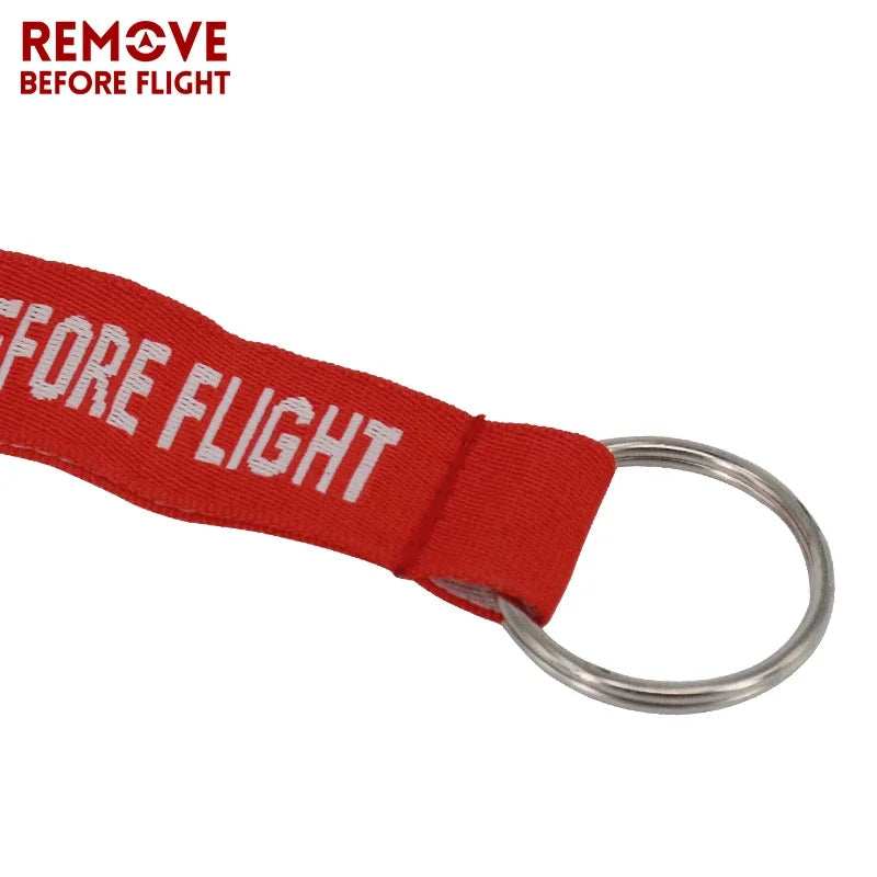 3PCS Remove Before Flight Outdoor Backpack Carabiner Pendant Key Ring Outdoor Camping Gear Keychain