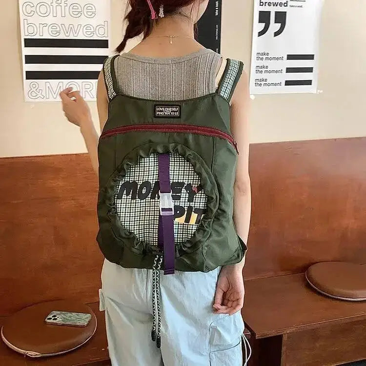 Camping Bag Travel School Bag Sports Outdoor 2025 Newest Women's Lightweight Waterproof Large Capacity Backpack