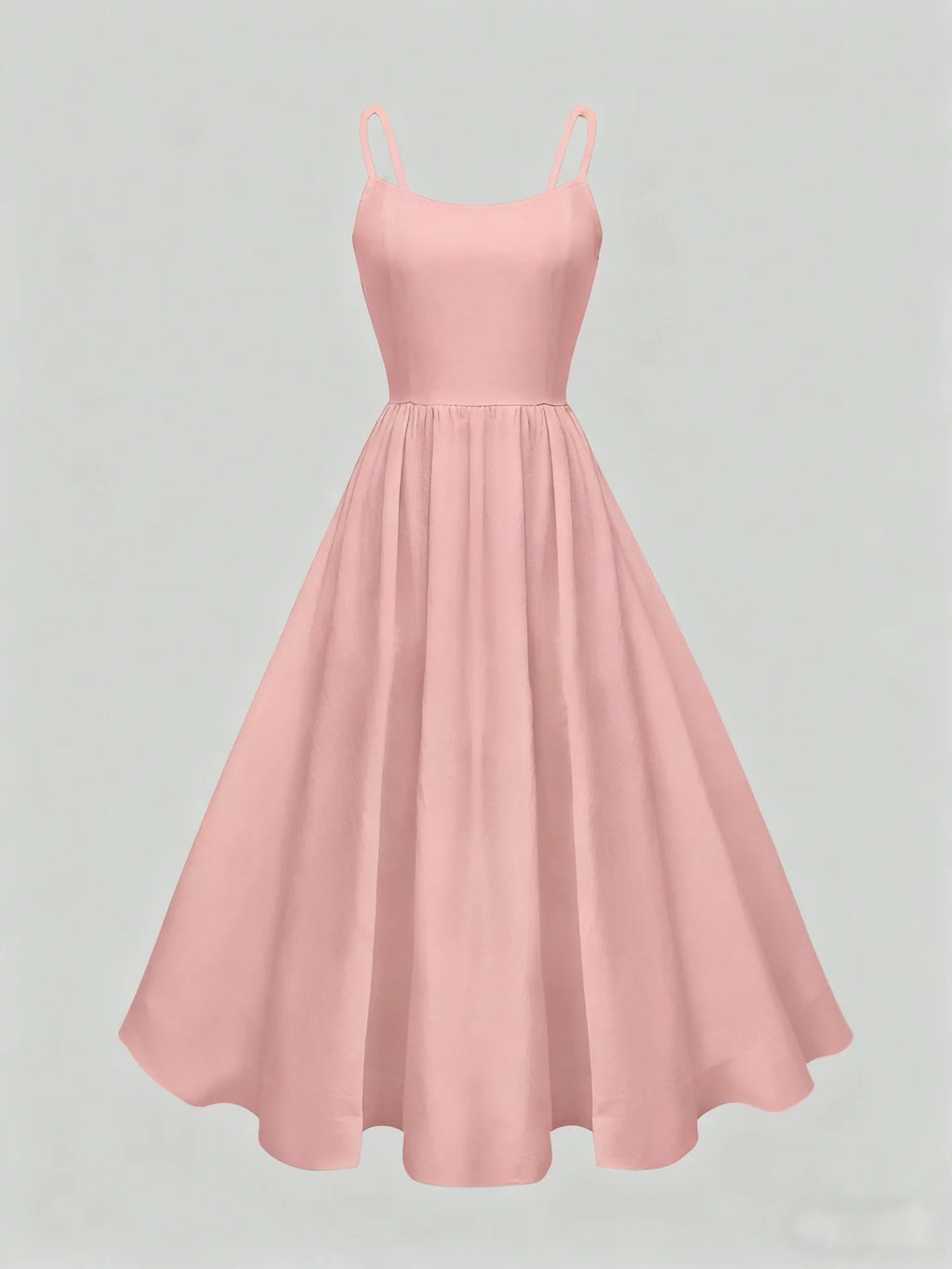 2026 New Summer Women's Dress Solid Color Strap Sexy Retro Bohemian Style Loose Fashion Comfortable Simple Versatile Home Dress