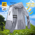 Outdoor Hiking UPF50+ Summer Sun Protection Running Men's Casual Quick-drying Bicycle Sports Hooded Jacket Thin Skin Windbreaker