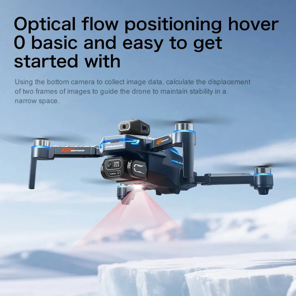 Original GT8 Drone 8K Professional Dual Camera GPS FPV Brushless Motor Optical Flow Hovering Folding Quadcopter 4K RC Dron Toys