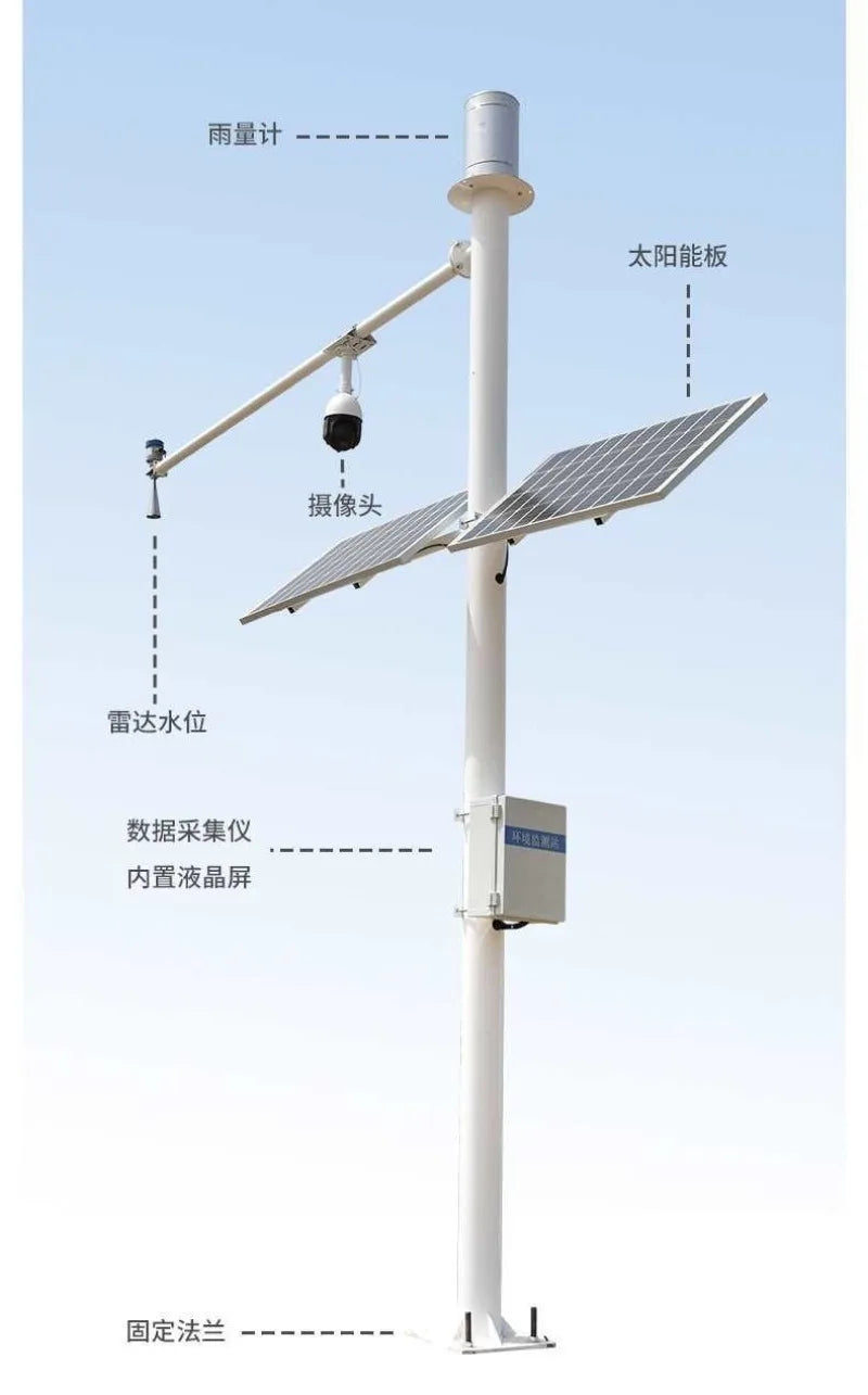 Reservoir Flood Control Automatic Water and Rainfall Early Warning System River Water Level and Rainfall Monitor